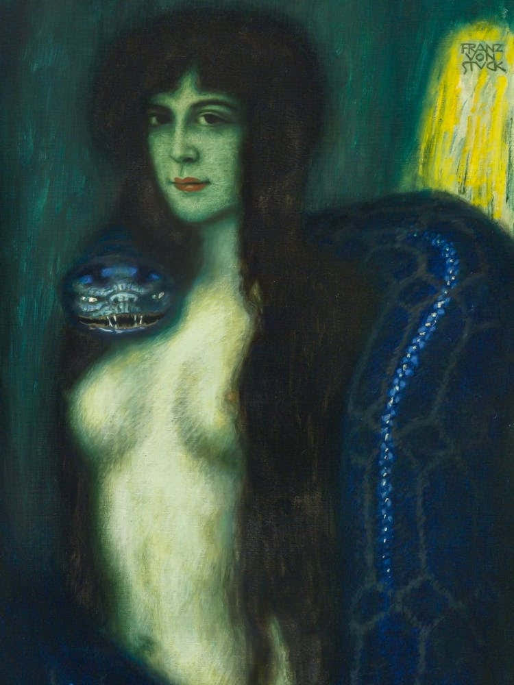 The Sin 1909 by Franz Von Stuck - "Palermo" or ''Die Sünde'' in HD Immaculate