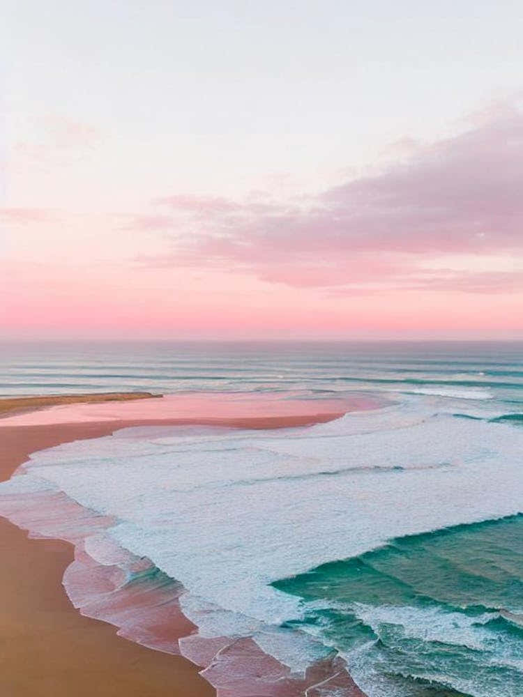 Mawgan Porth Beach, Cornwall Pink Photography 2