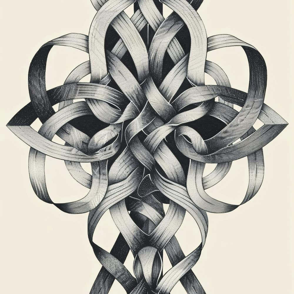Cross Of Celtic Knots