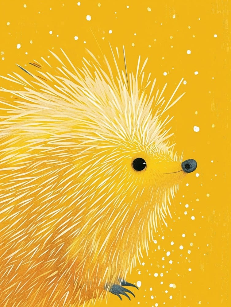 Yellow Porcupine 1