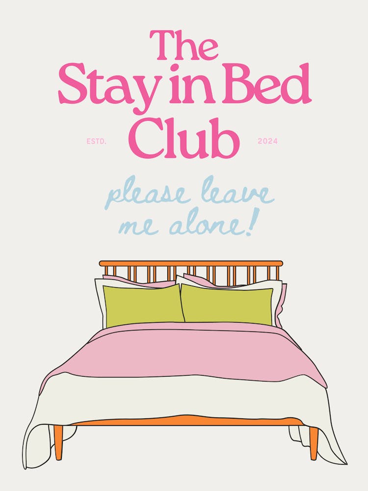 The Stay In Bed Club | Trendy Above Bed Bedroom