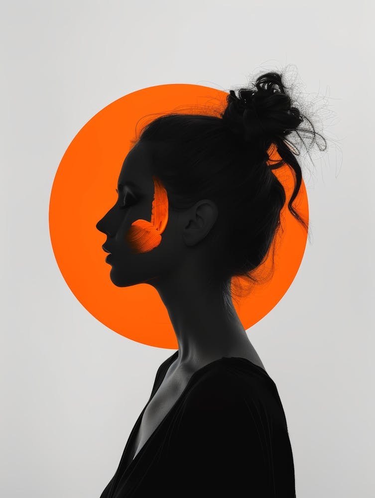 Silhouette Of A Woman 84