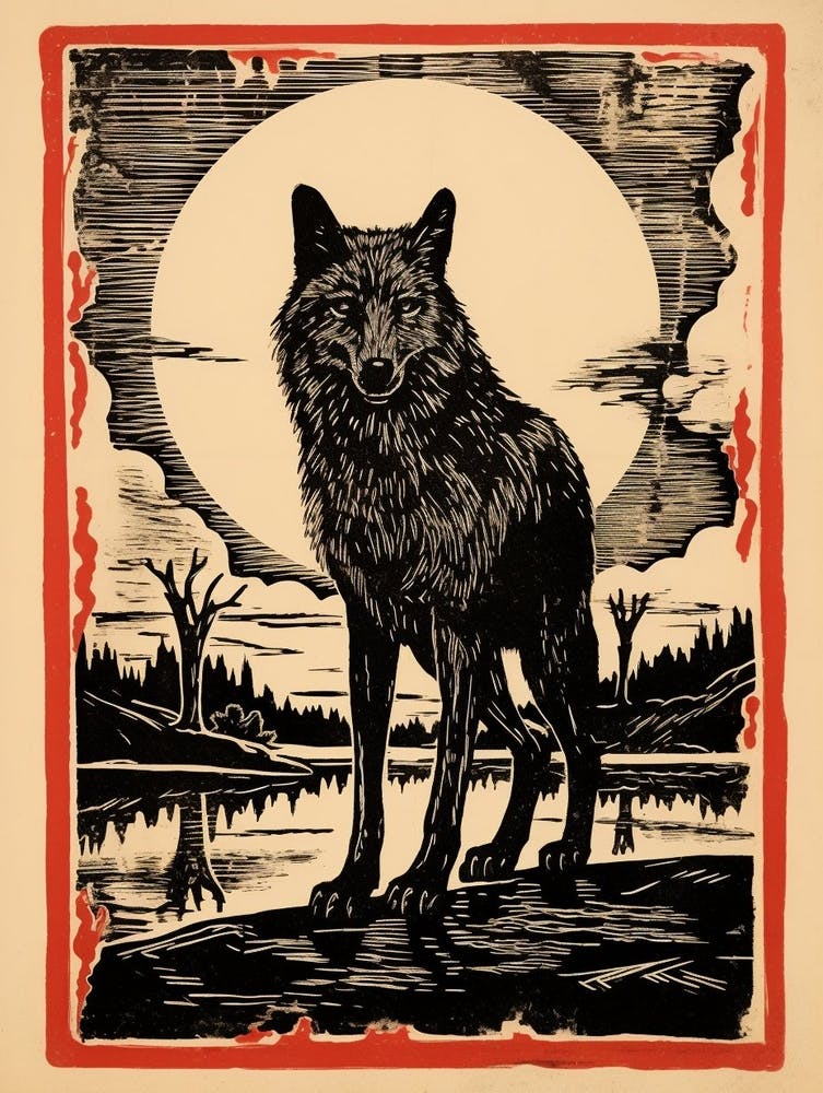 Steppe Wolf Tarot Card 4