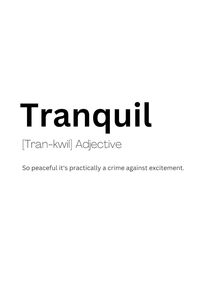 Tranquil Definition Meaning