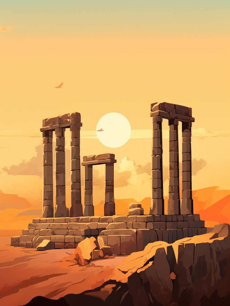 Gobekli Tepe Modern Pixel Art 4