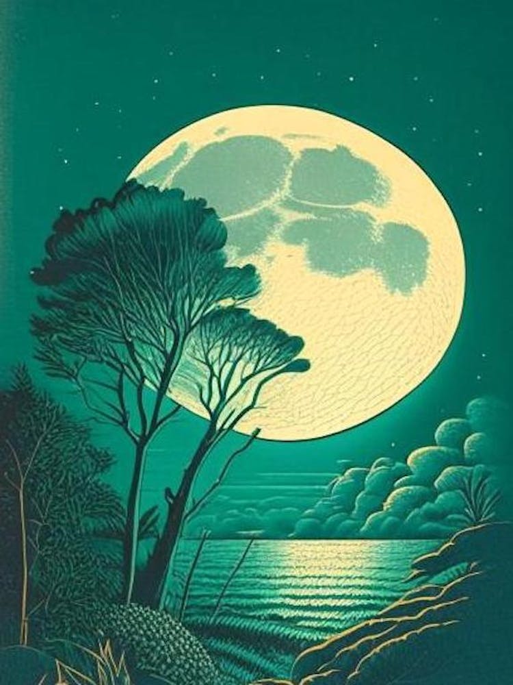 Moonlight 2 Vintage Sketch Space