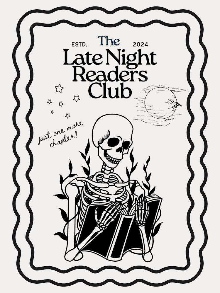 The Late Night Readers Club | Just One More Chapter Neutral