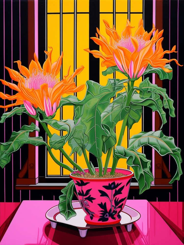 Mexican Style Cactus Illustration Easter Cactus 2