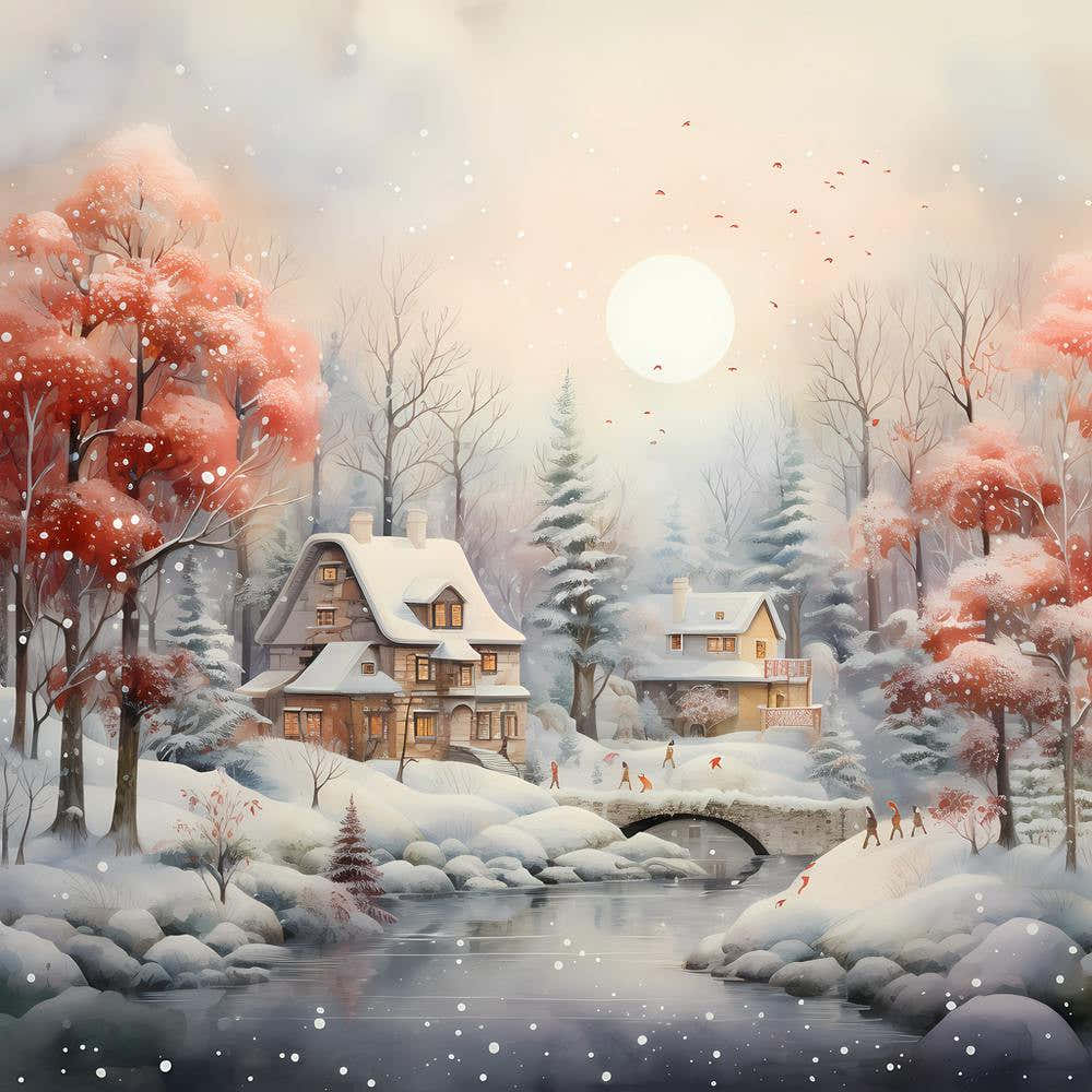 Holiday Brushwork Harmony