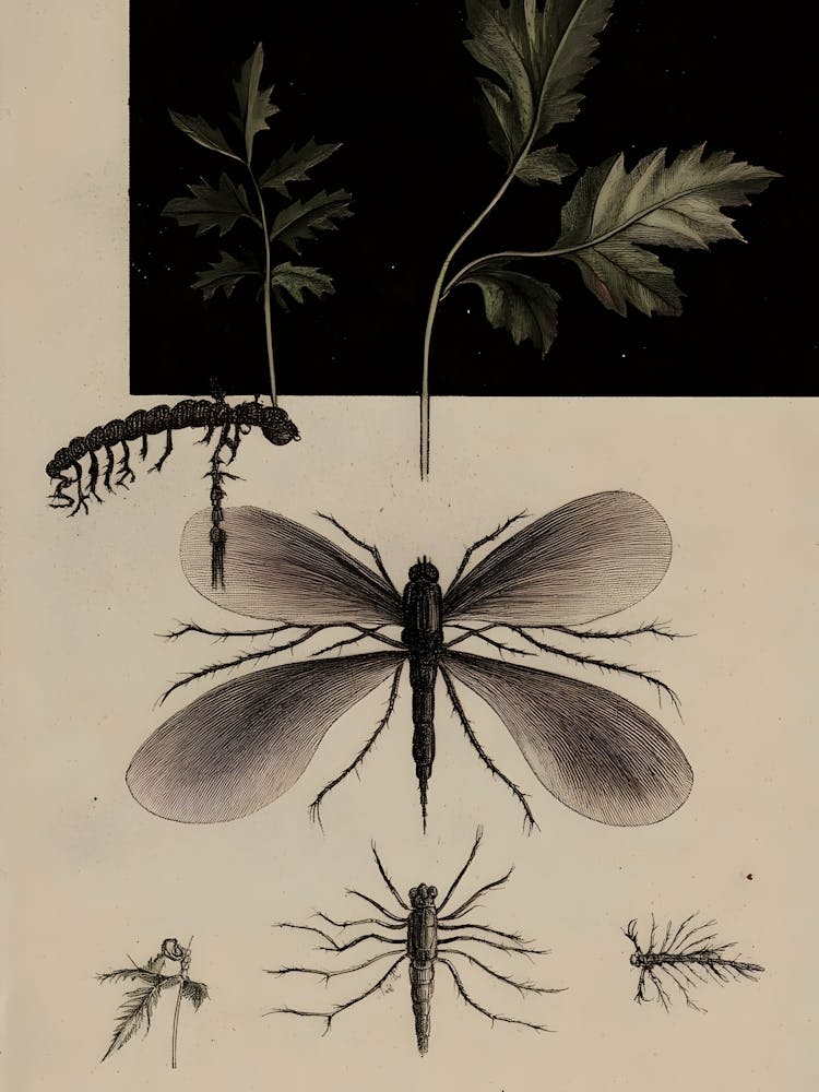 Dark Gothic Flies And Insects