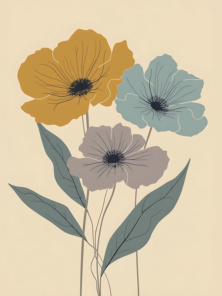 Artistic Floral Watercolor | Subtle & Stylish Botanical Home Decor