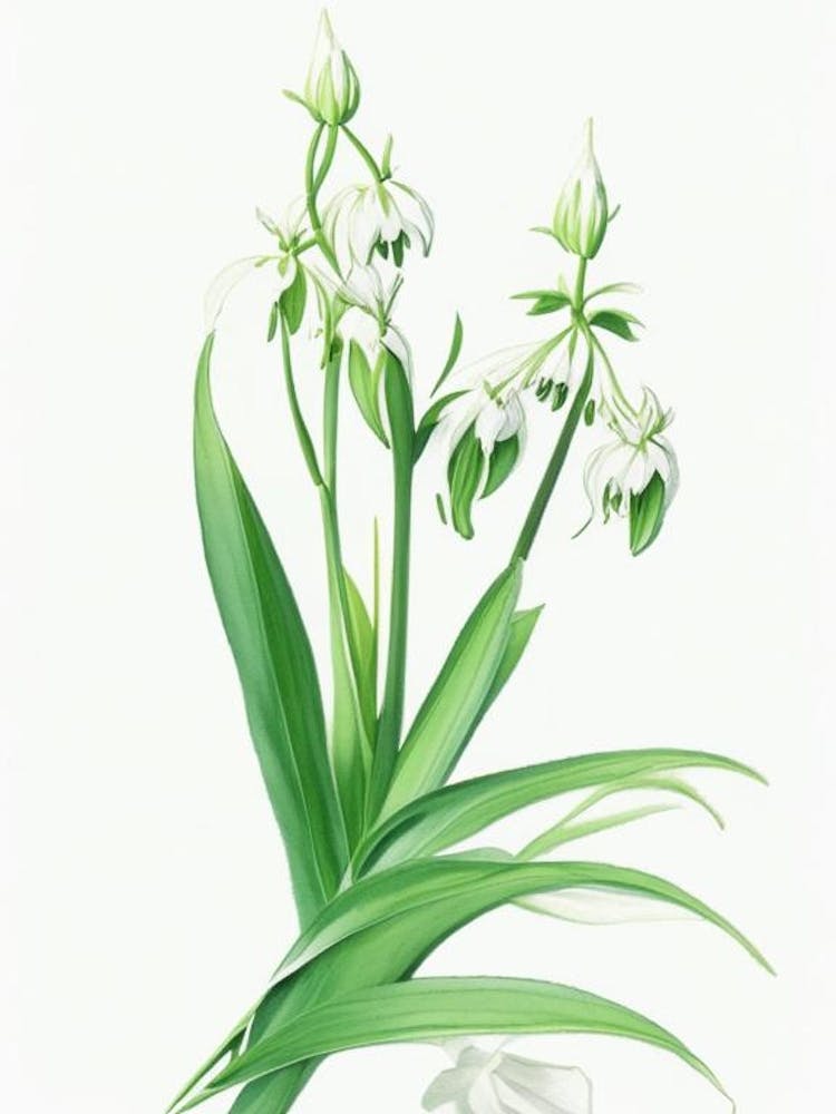 Solomon's Seal Wildflower Watercolour 1