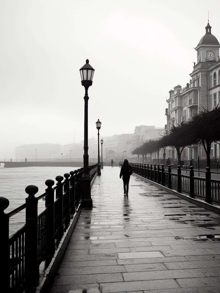 Gijon, Spain, Black And White Analogue Photography 4