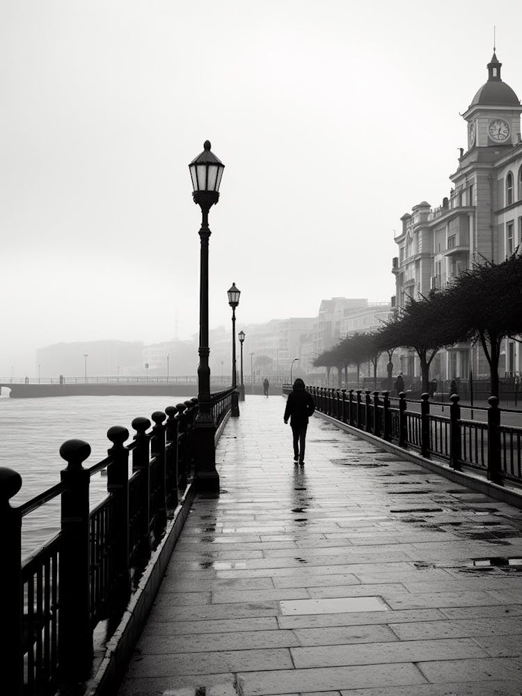 Gijon, Spain, Black And White Analogue Photography 4