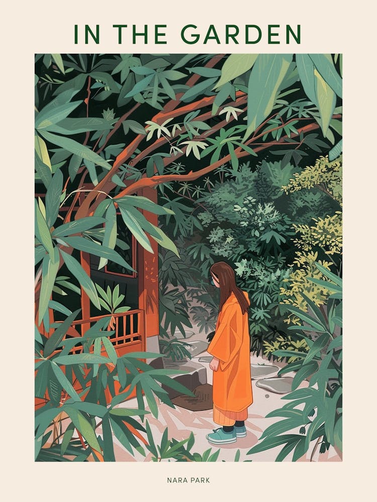 In The Garden Poster Nara Park Japan 4
