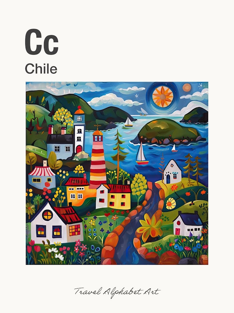 Kids Travel Alphabet  Chile 3