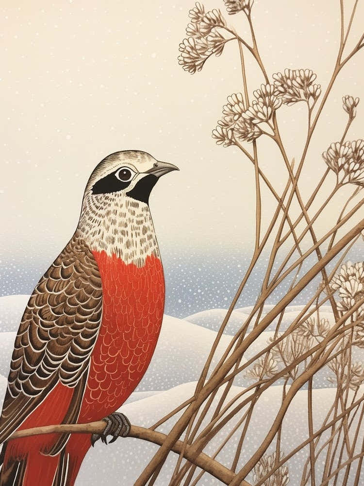 Bird Illustration Pheasant 4