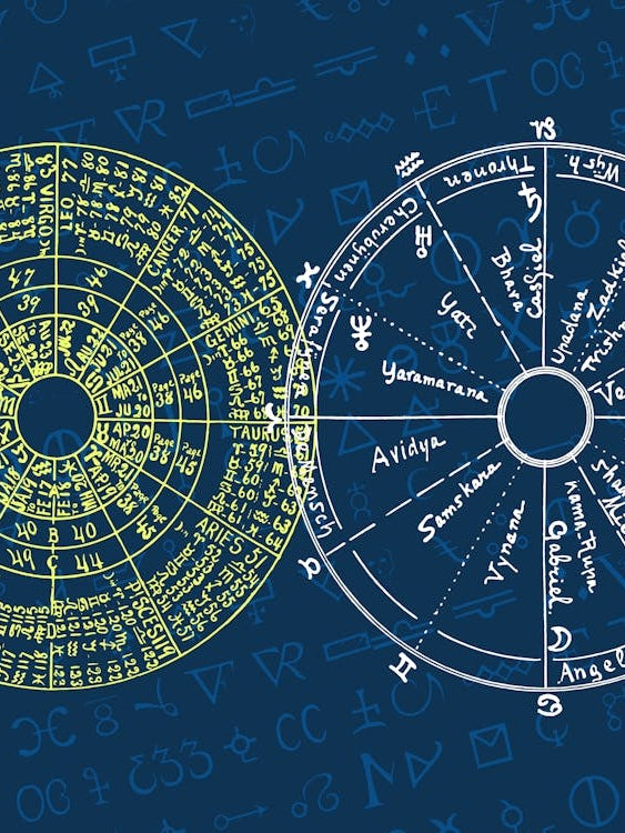 Astrology - Vintage alchemy, esotericism, spiritual, mystic