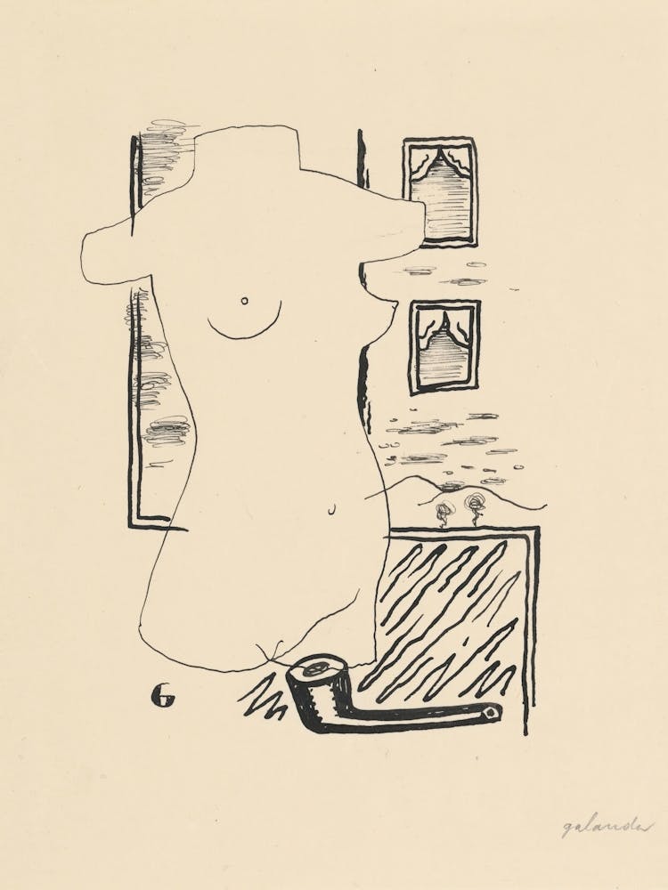 Woman And A Pipe, Mikuláš Galanda