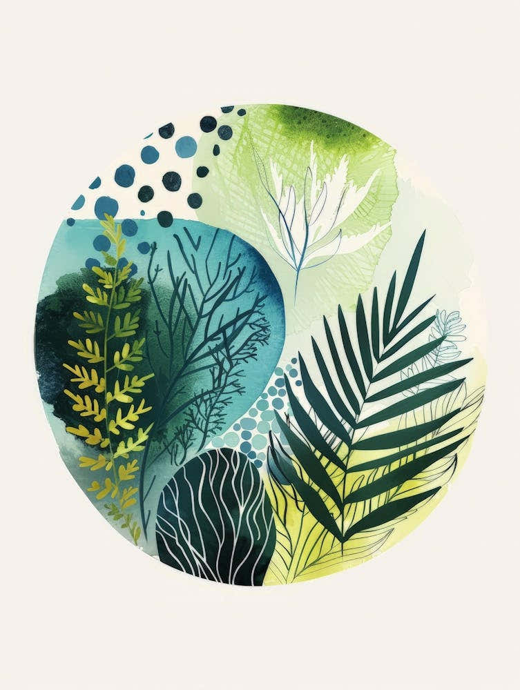 Ferns And Leaves
