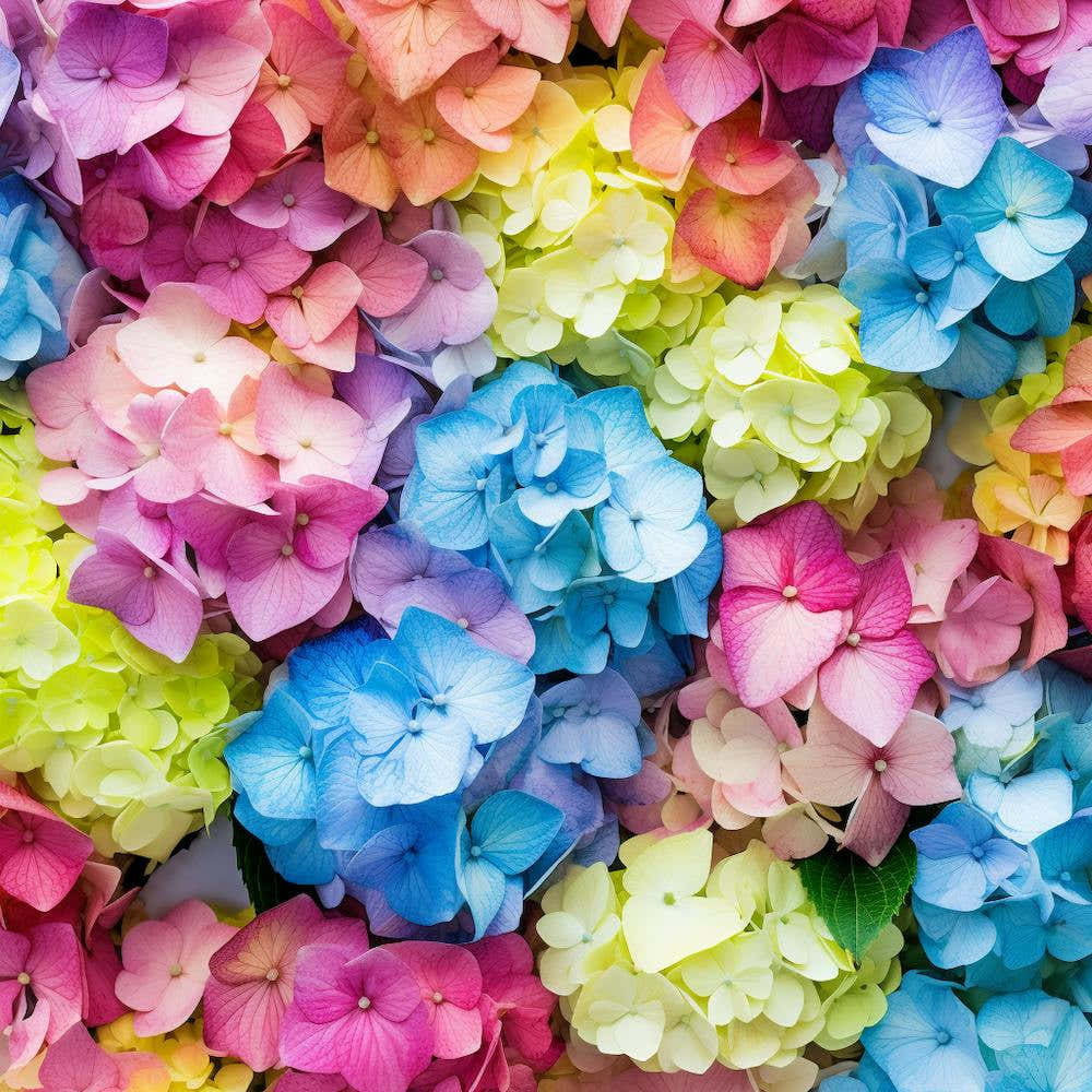 Colorful Hydrangeas