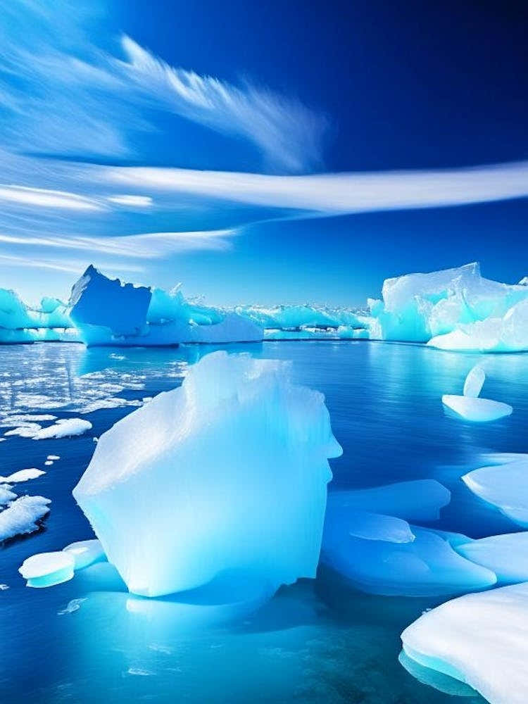 Sea Ice Water Waterscape Photography 3