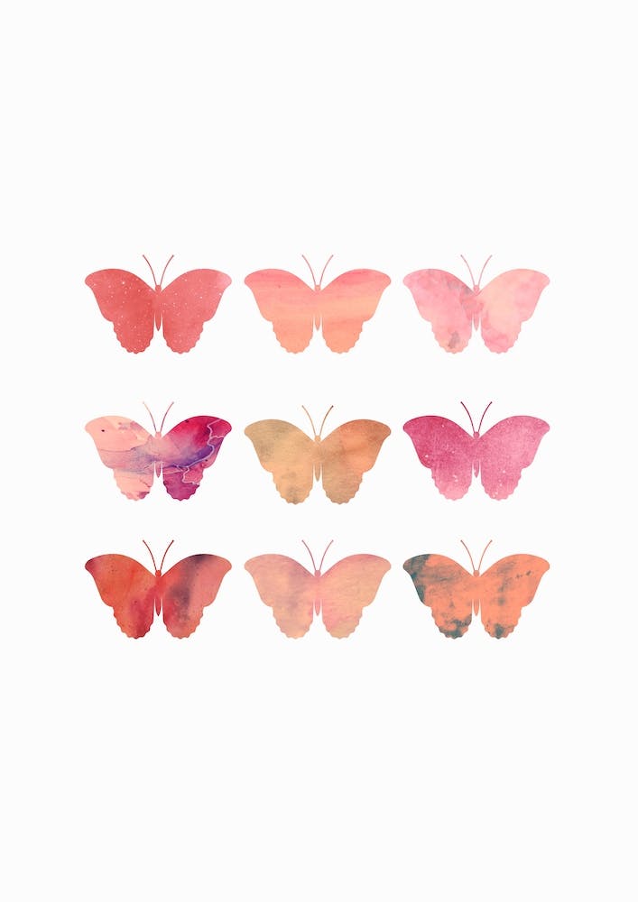 Nine Butterflies