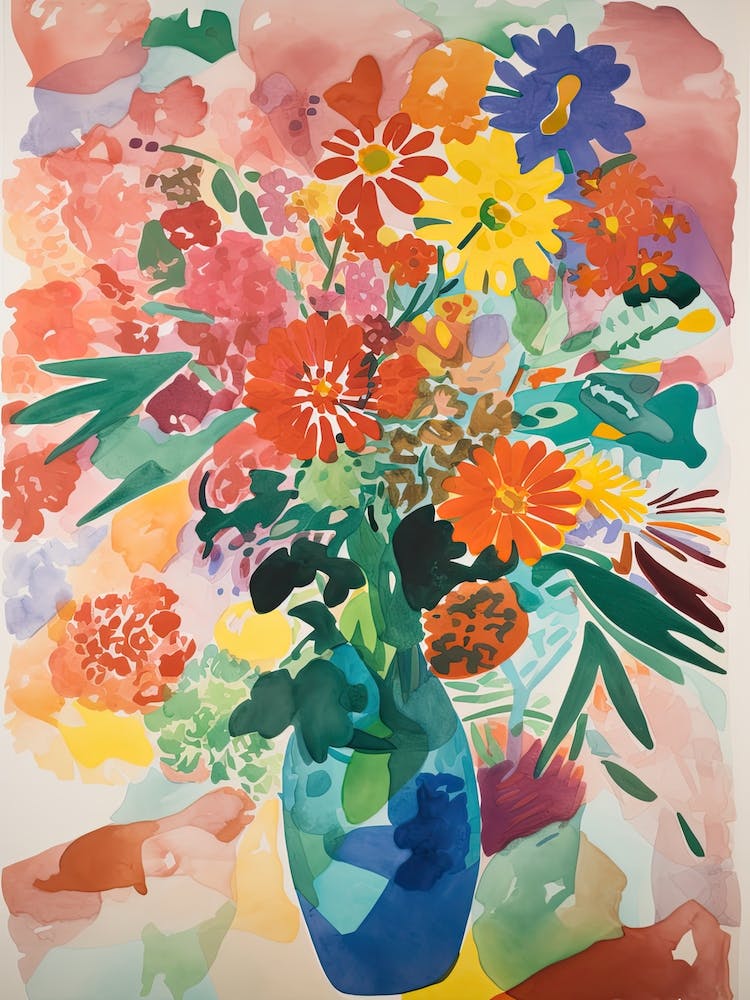 Stocks Flower Illustration 3