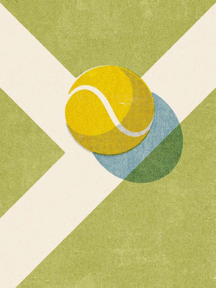Balls Tennis Grass Court