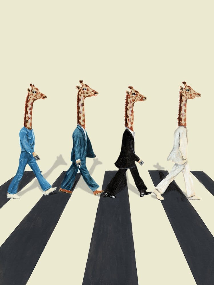 Beatles Giraffes Abbey Road
