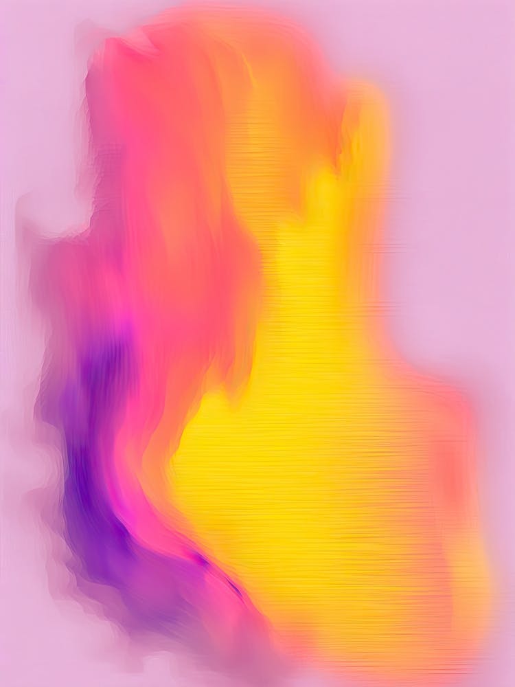 Pink Blur Abstract