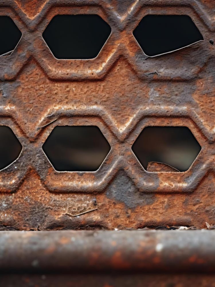 Rusty Metal Grill