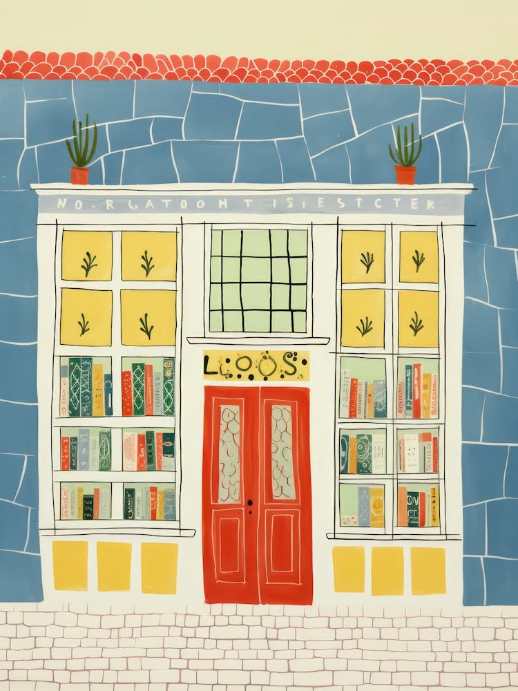 Portugal The Book Nook Pastel Colours 1