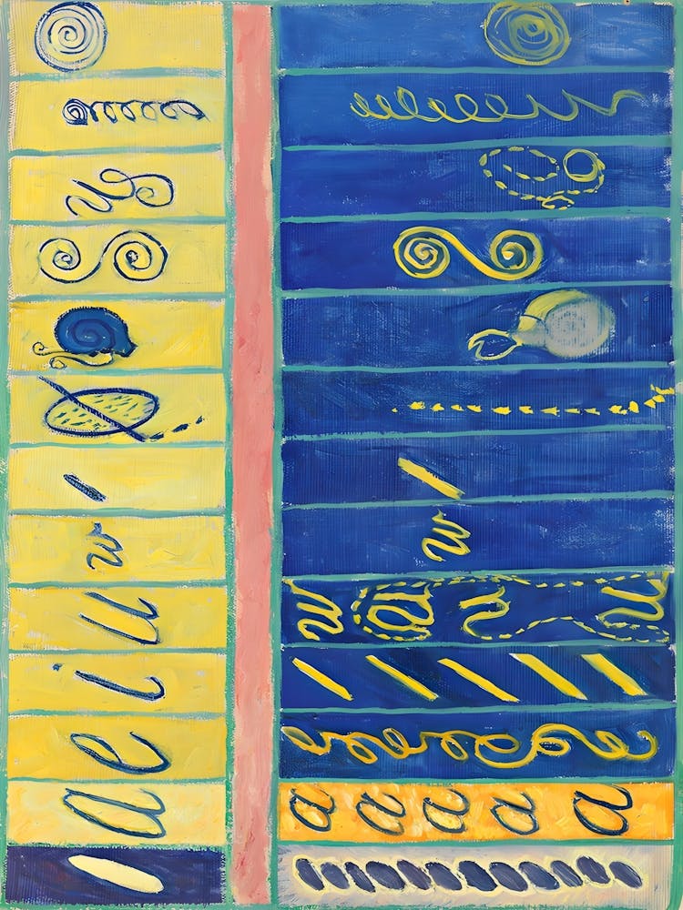 Hilma af Klint - Primordial Chaos, No. 10 (1906)