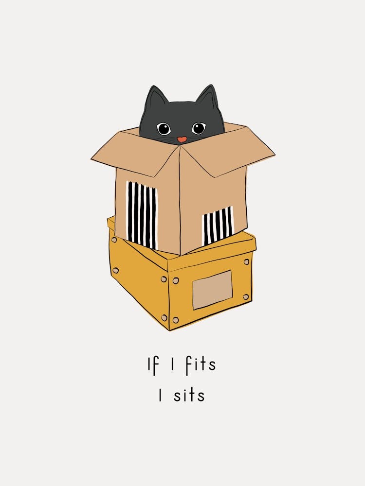 Cat Quote - If I Fits