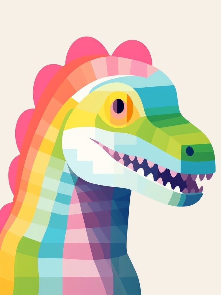 Colourful Dinosaur Segisaurus 3