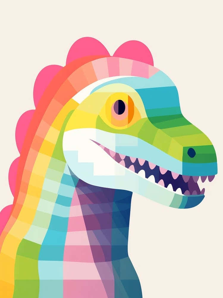 Colourful Dinosaur Segisaurus 3