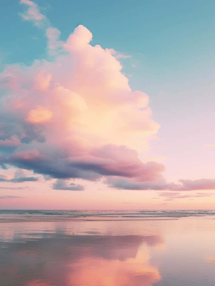 Sunset over Pastel Water