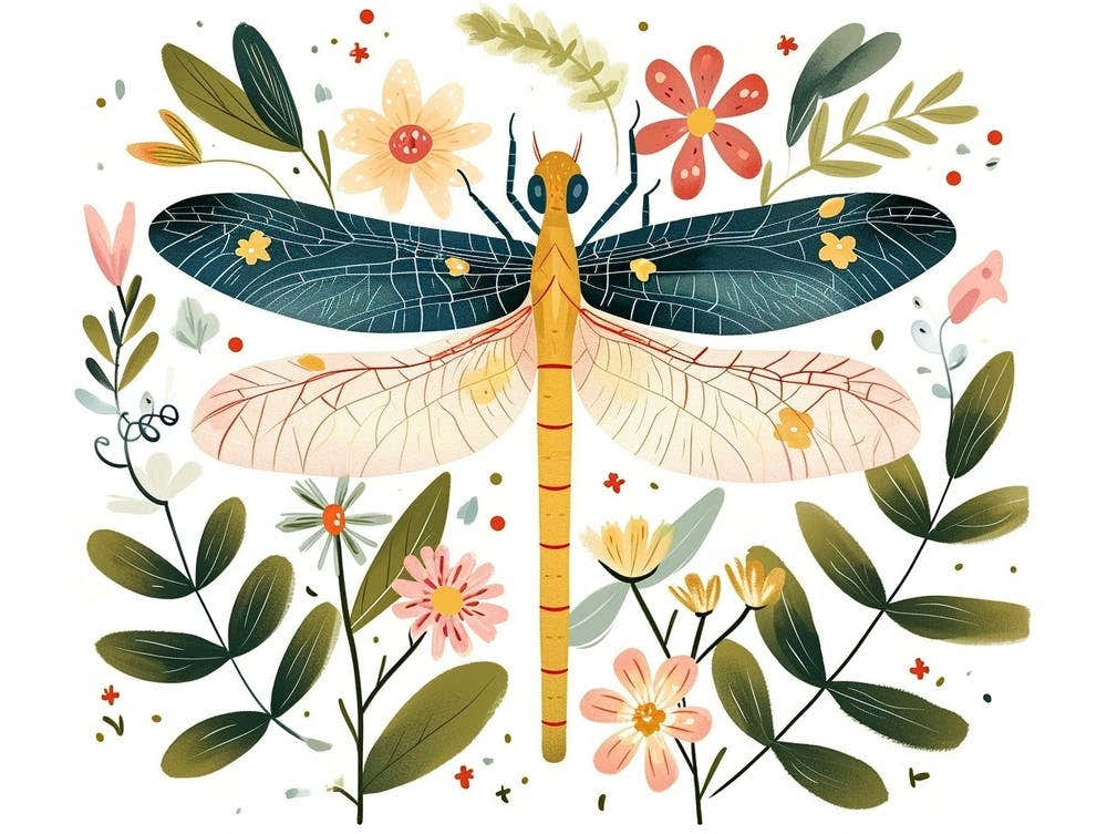 Little Floral Dragonfly 1