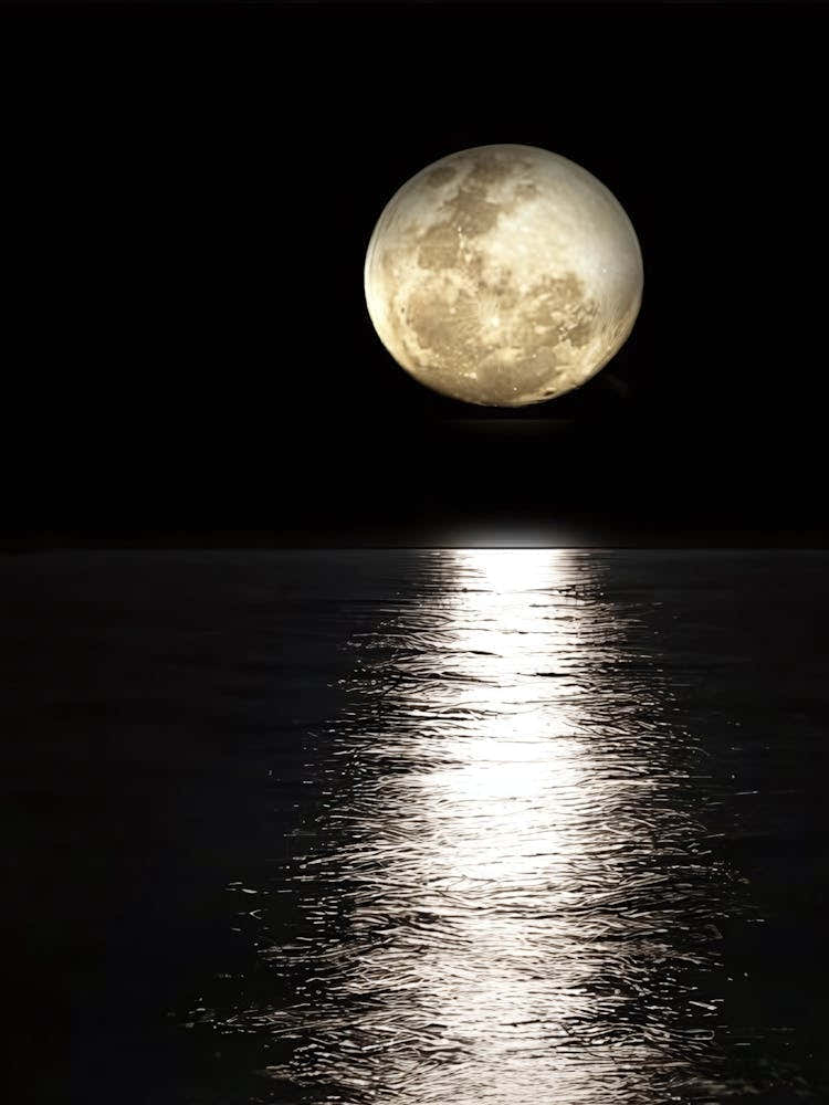 Full Moon Over Water