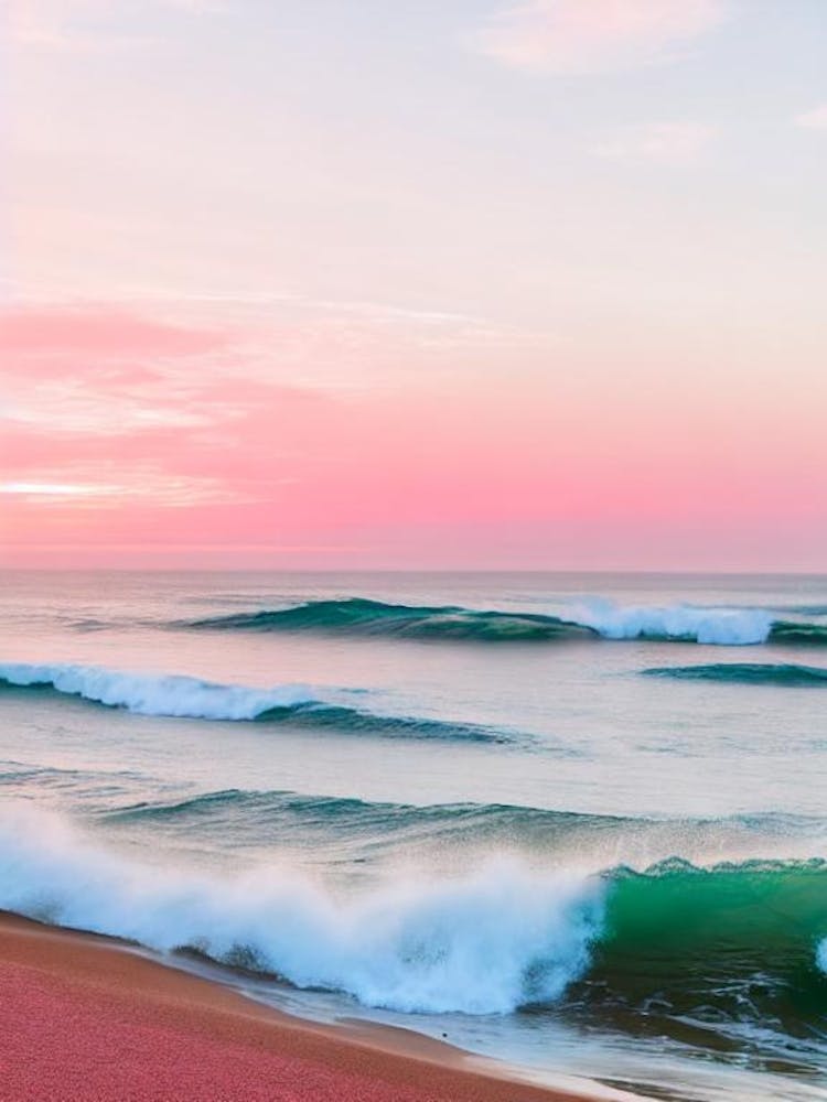 Collaroy Beach, Australia Pink Photography 2