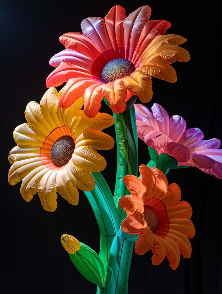 Bright Inflatable Flowers Gerbera Daisy 1