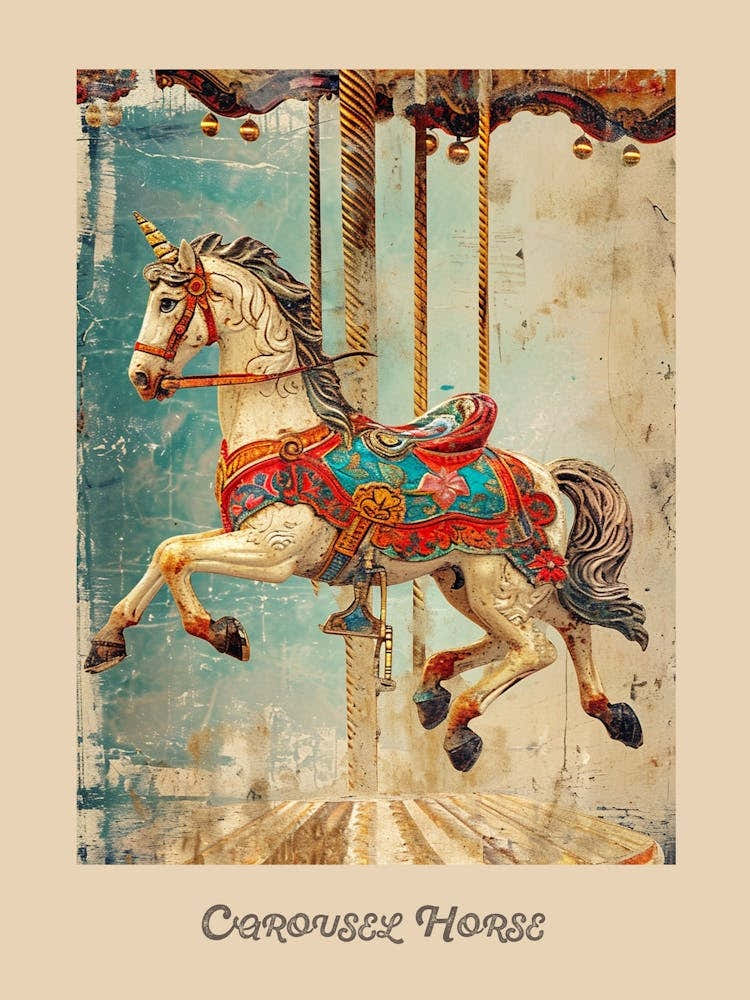 Carousel Vintage Poster 3