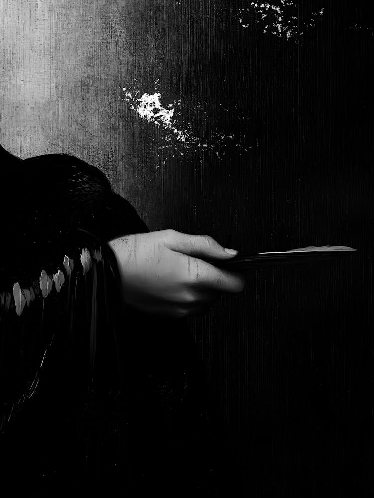 Black And White Portrait Of A Woman 32