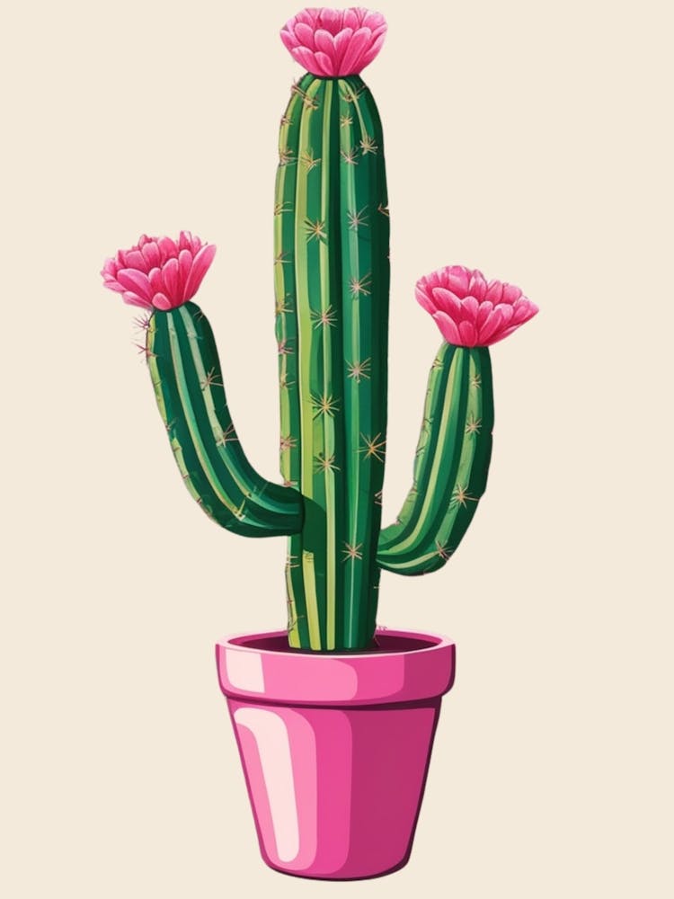 Pink Cactus