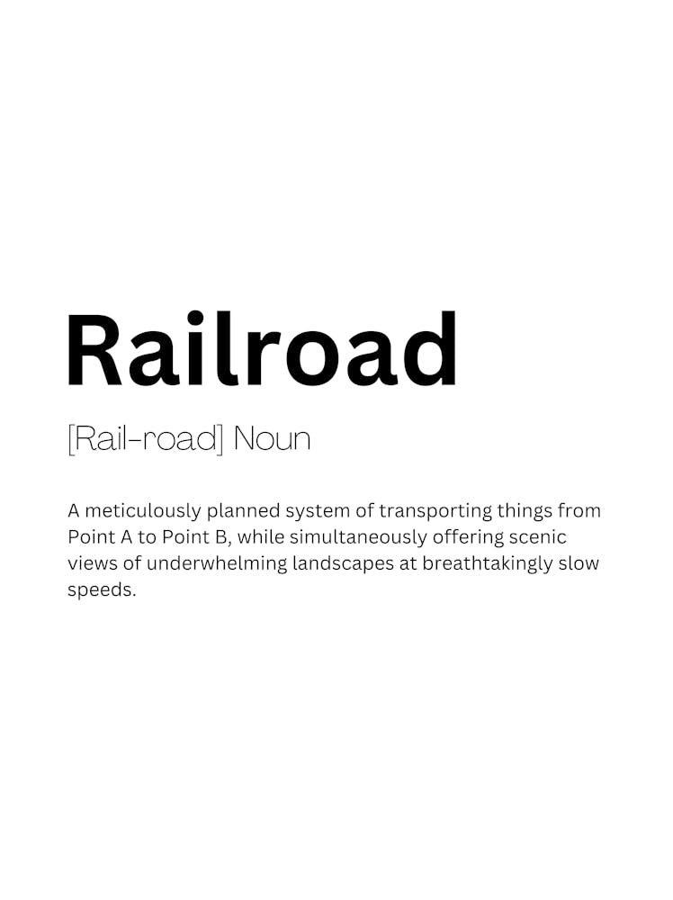 Railroad Definition Meaning