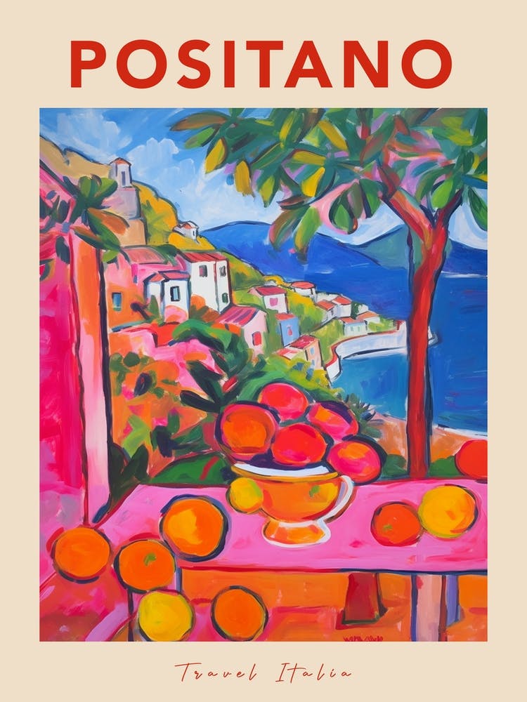 Positano Italia Travel Poster