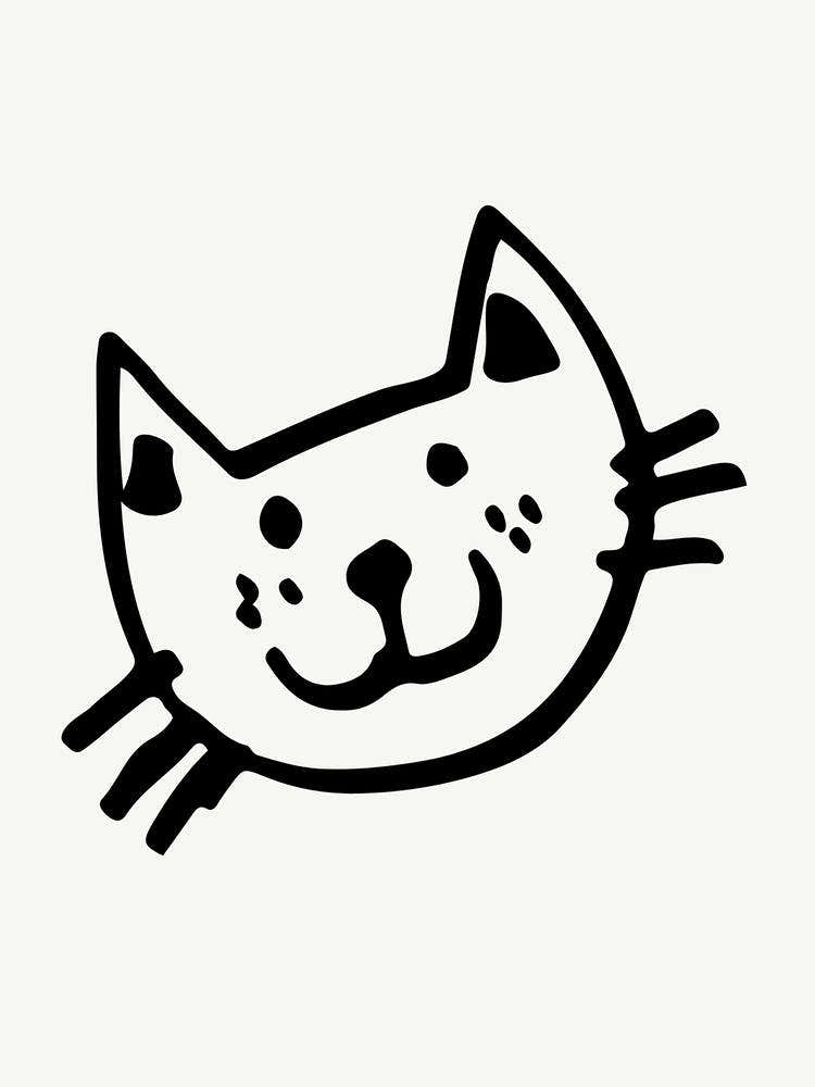 Doodle Cat Illustration