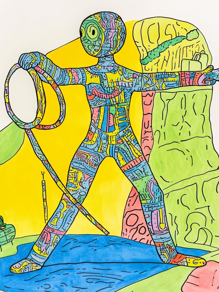 'Dancing Man' 1