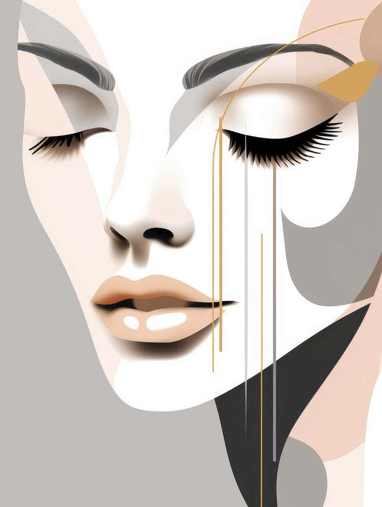 Abstract Portrait Of A Woman 27